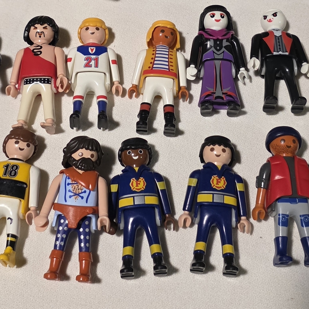 Colorful Playmobil Figures Set
